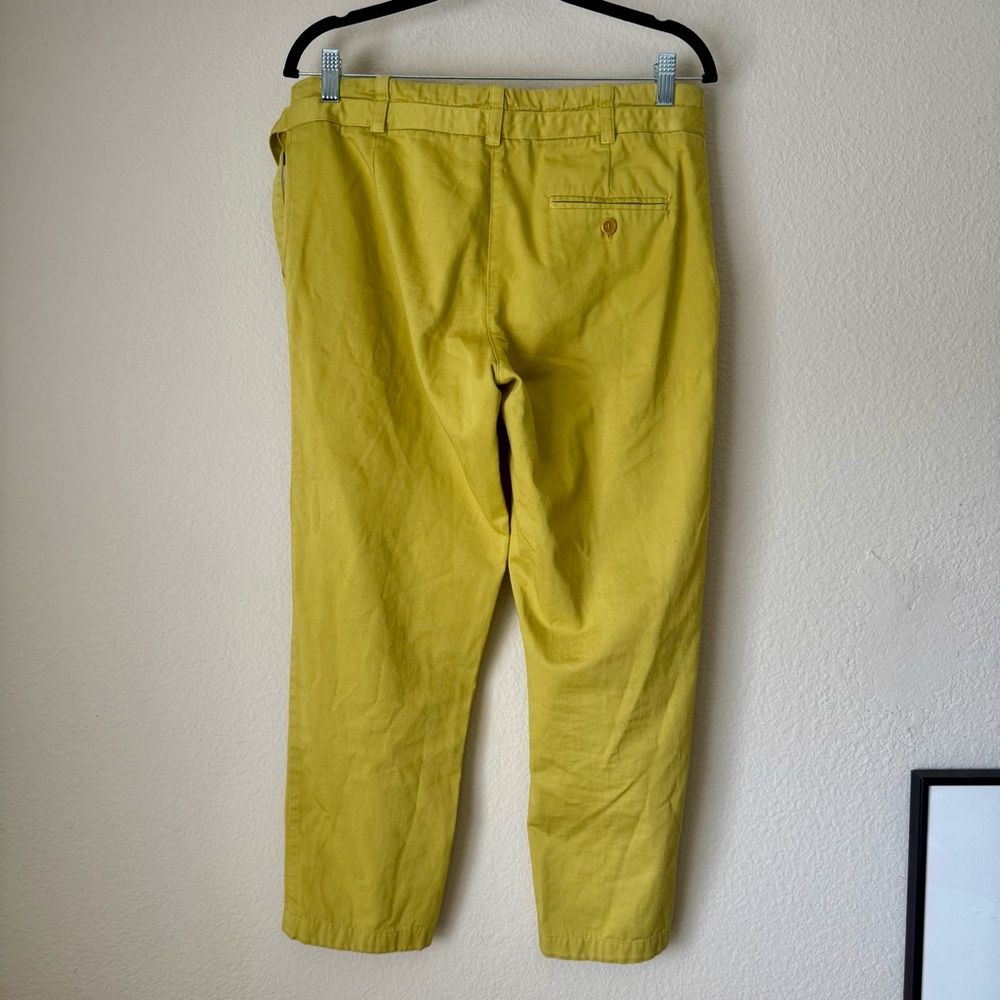 Marni Chartreuse Cropped Chino Trouser Pants - Picture 4 of 5